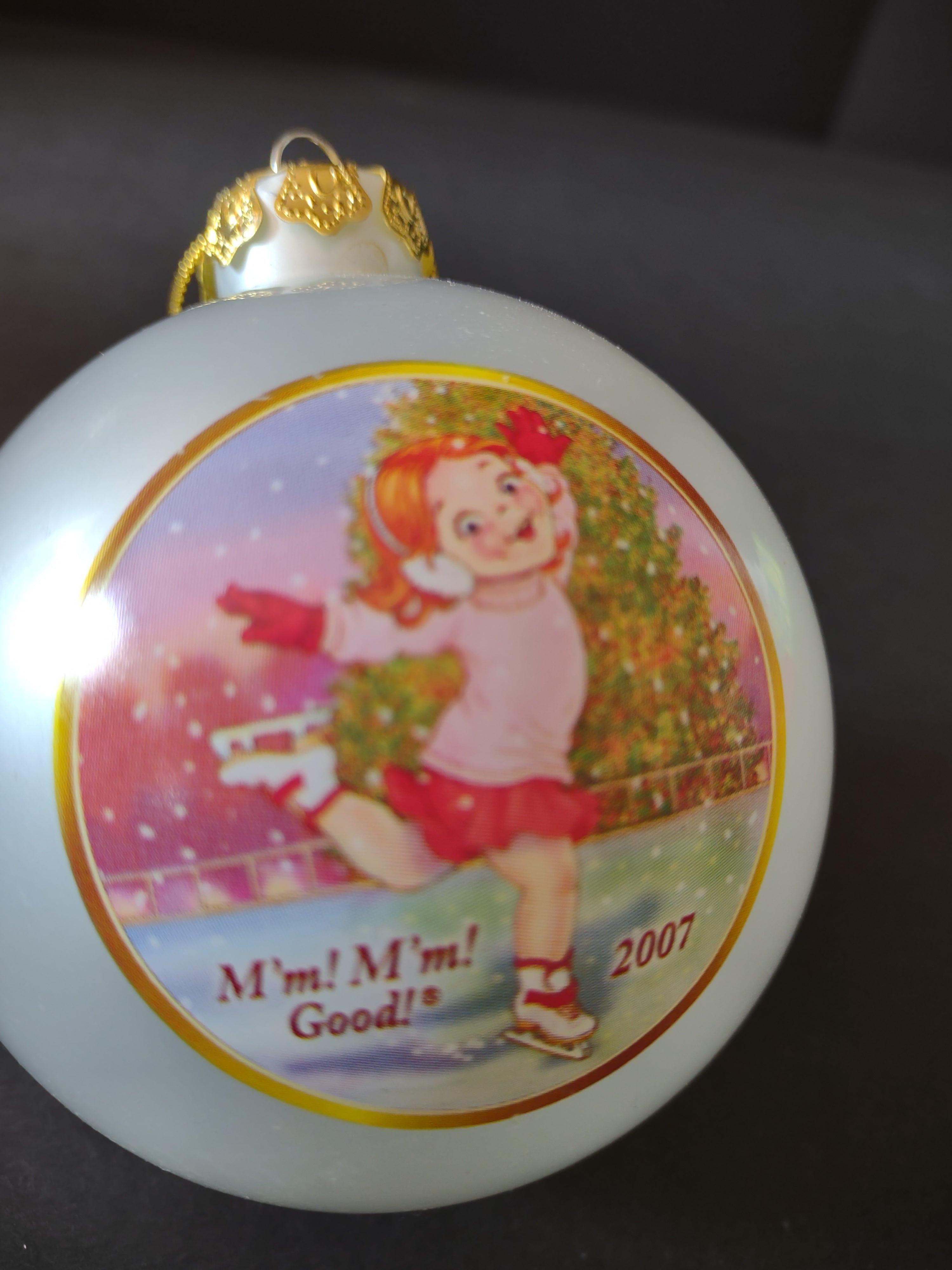 Vintage Christmas 2007 Campbells White Collector Edition Ornament (Lot 4701)