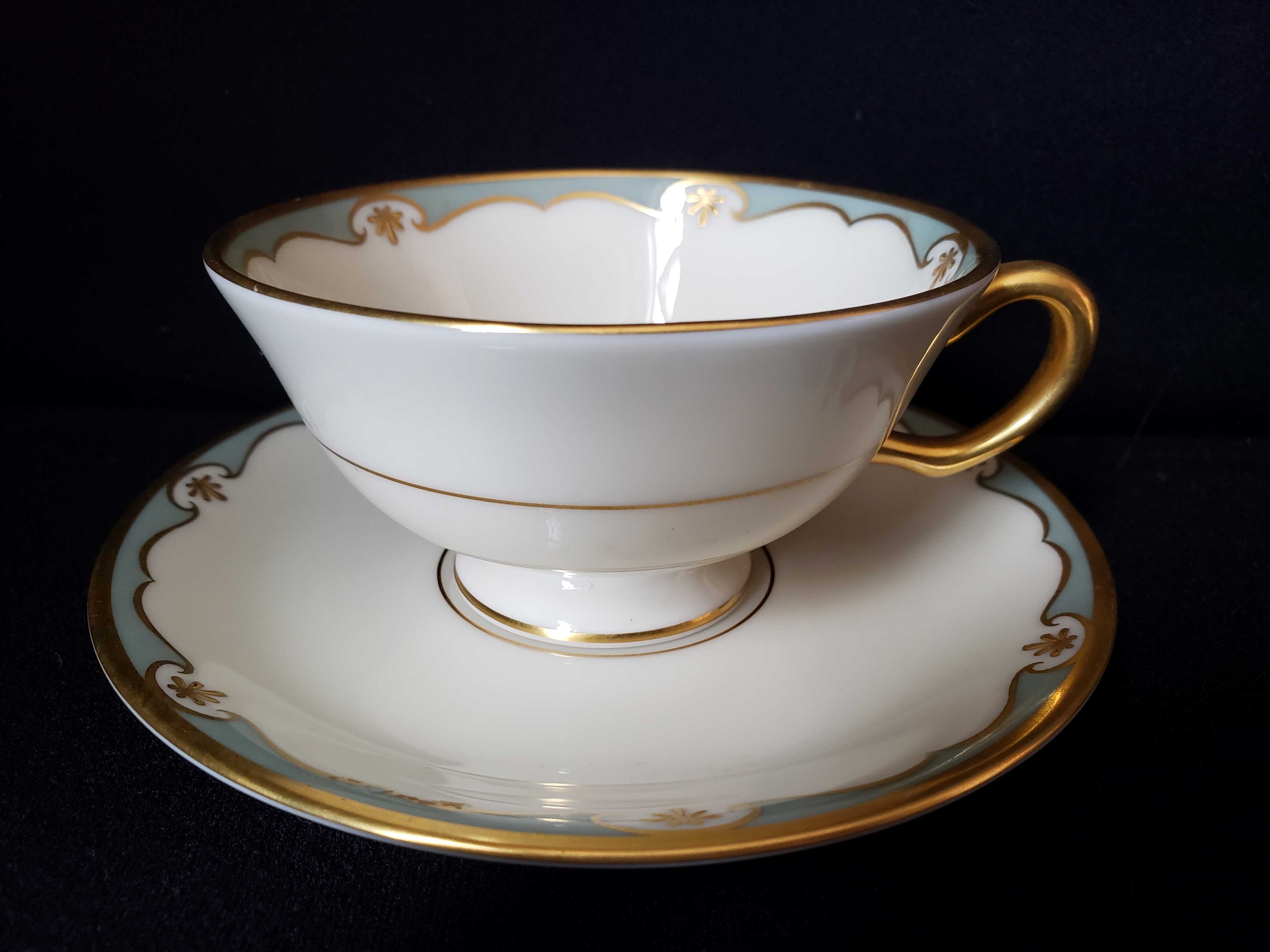 Vintage Lenox Meredith F-505 Tea Cup with Saucer (lot 1927)
