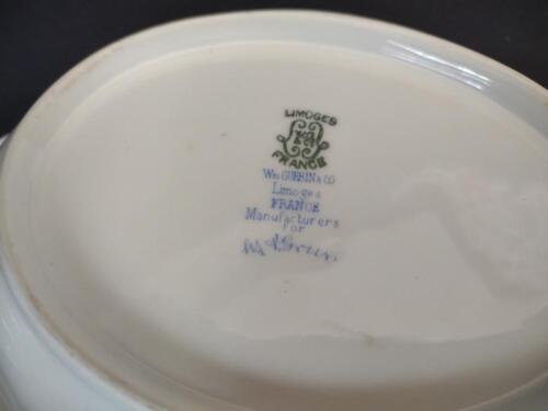 lot 770 Wm. Guerin for M. Green Gold Trim Serving Bowls