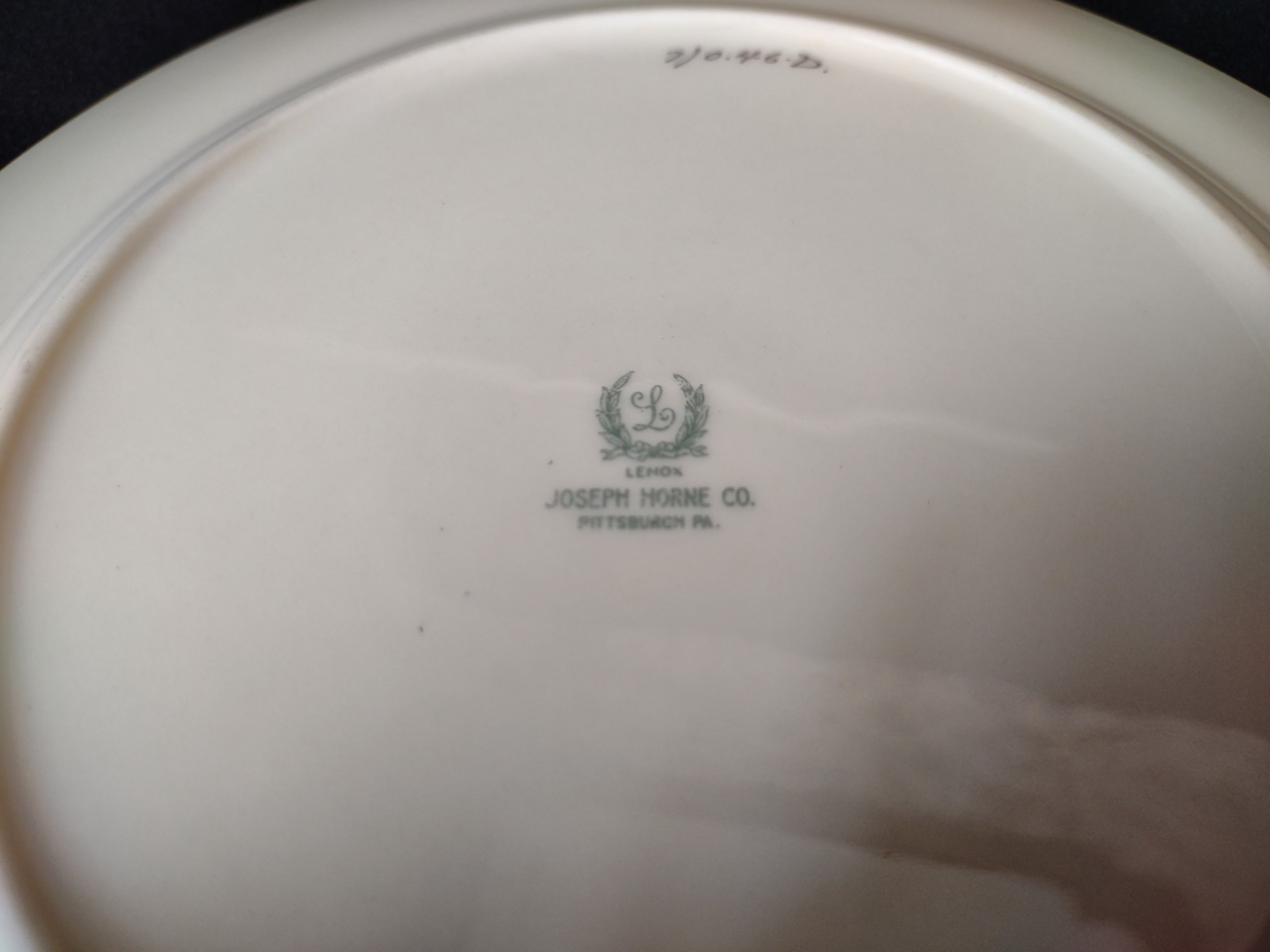 Vintage Lenox Joseph Horne Salad Plate (lot 1814)