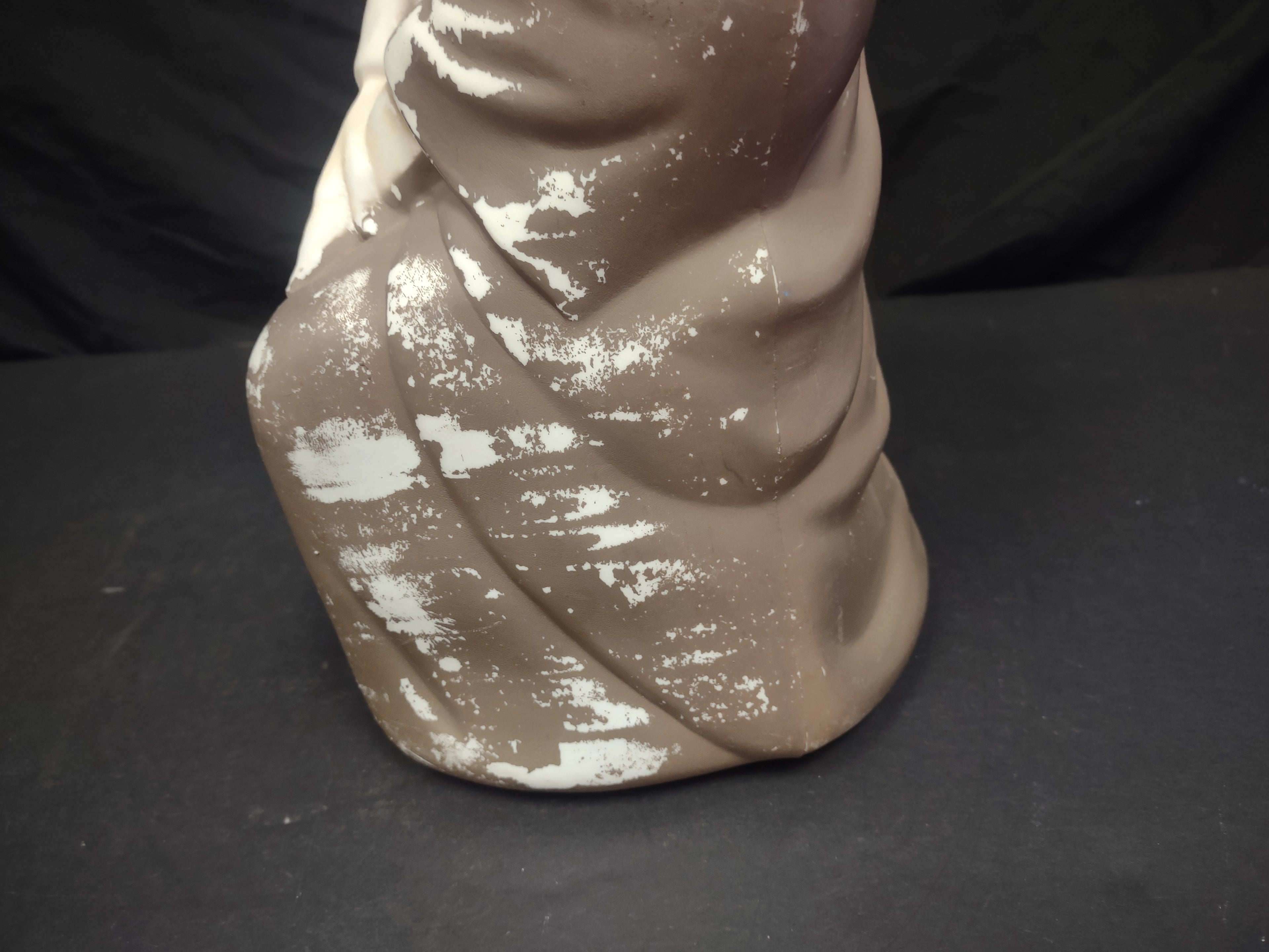 Vintage Blow Mold Christmas Nativity Brown NO LIGHT Joseph 18" (lot 2276)