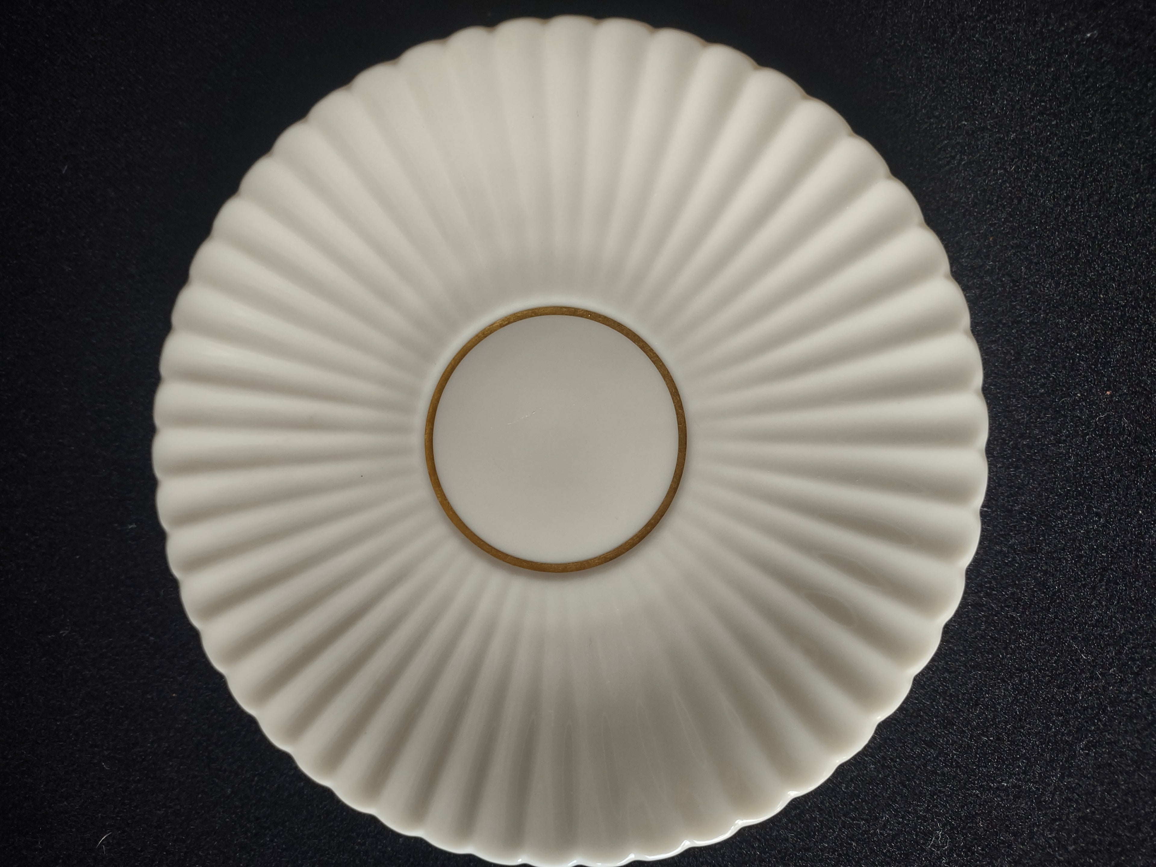 Vintage Lenox Cream Gold Trim Saucer ONLY (lot 1876)