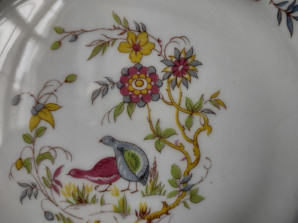 Haviland Limoges Old Abbey Rouen Spray Pheasant Salad Plate 7-3/8" (lot 346)