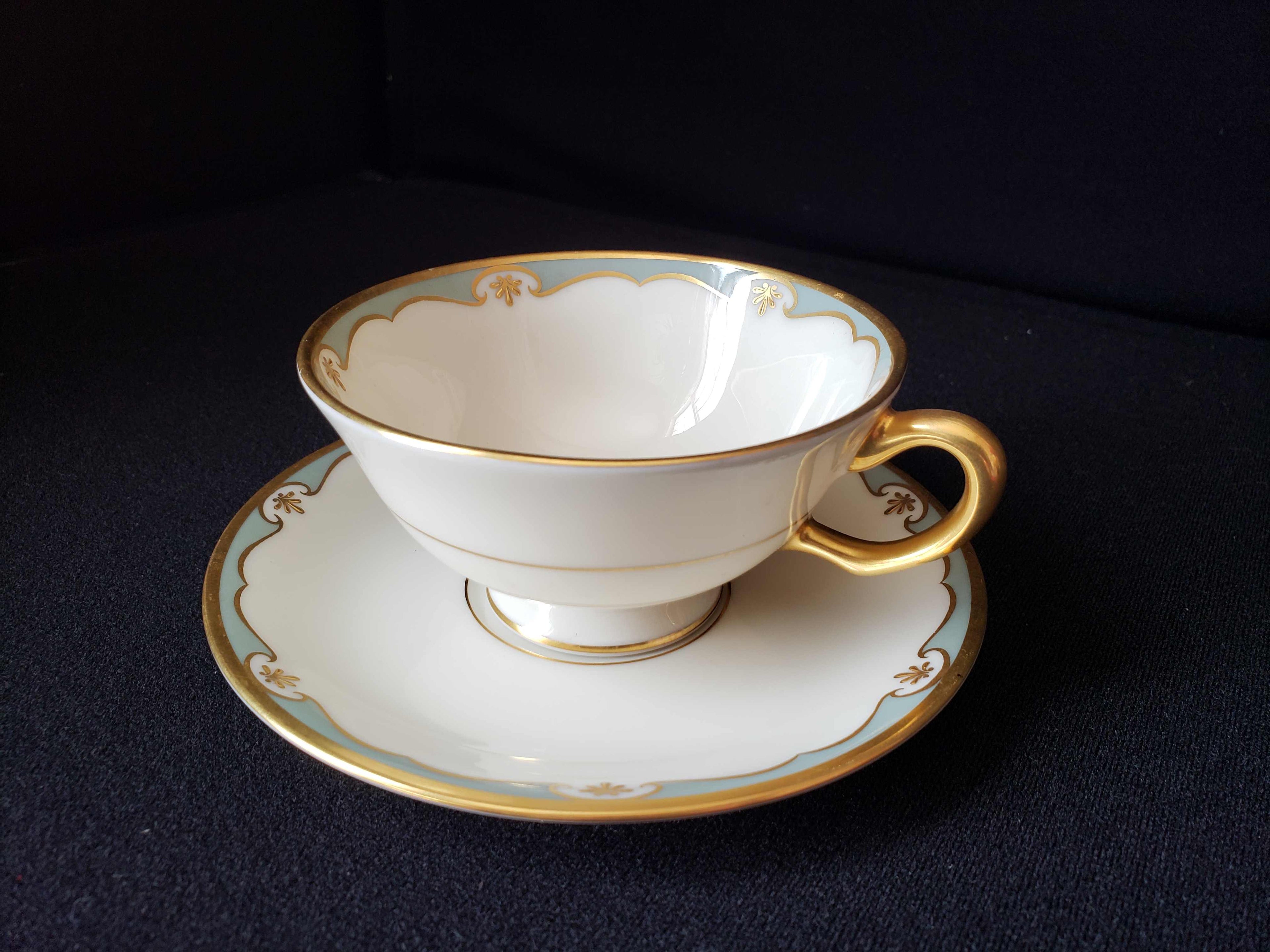 Vintage Lenox Meredith F-505 Tea Cup with Saucer (lot 1927)