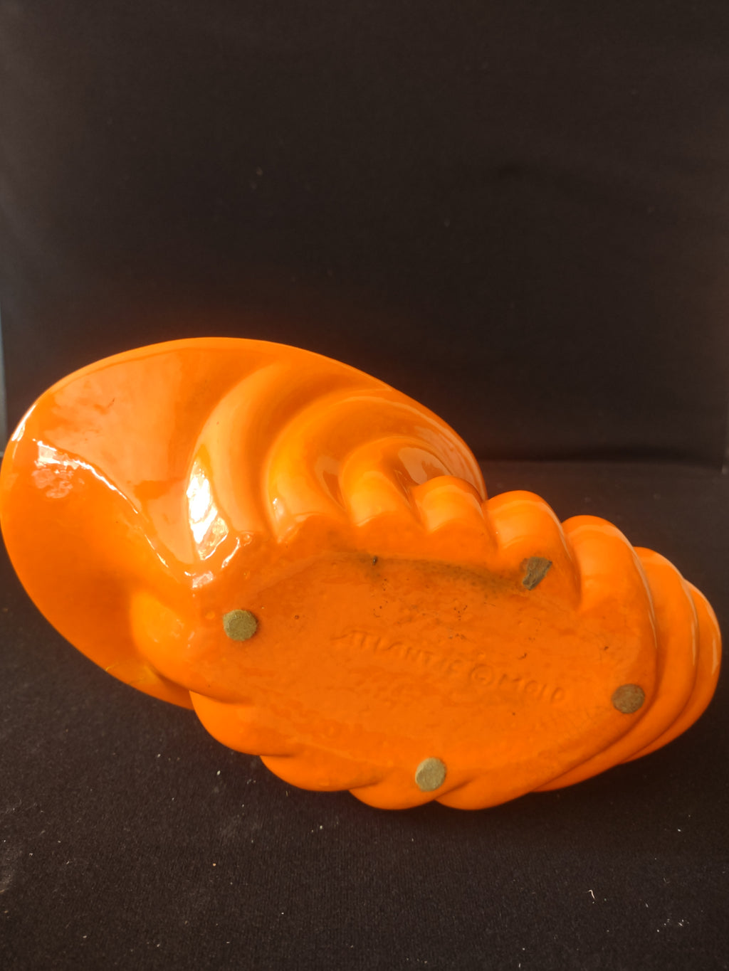Thanksgiving/Fall Orange Atlantic Mold Cornucopia (Lot 3393)
