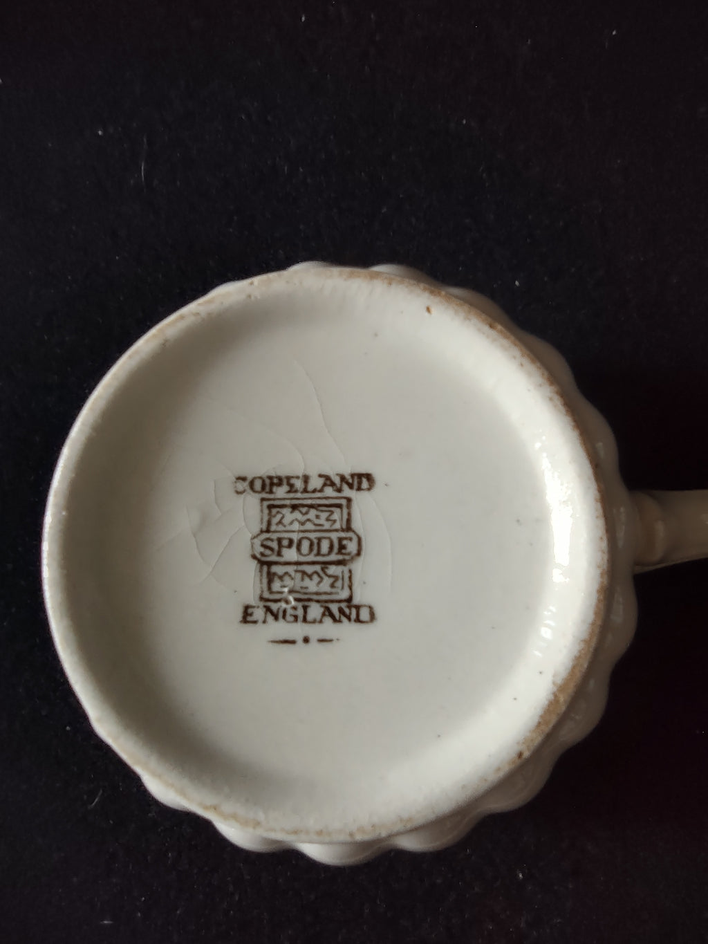 Vintage Copeland Spode Teacup Chelsea Wicker Earthenware Countryside (Lot 5804)