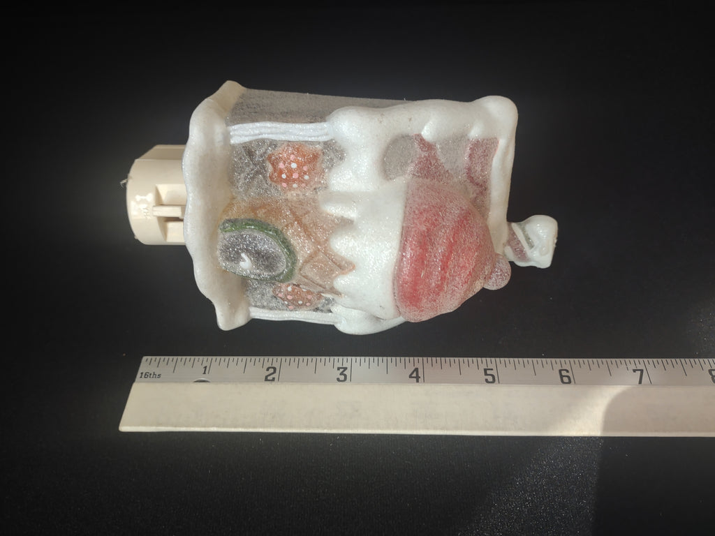 Christmas Night Light Frosted Ice Cream Cone (lot 1704)