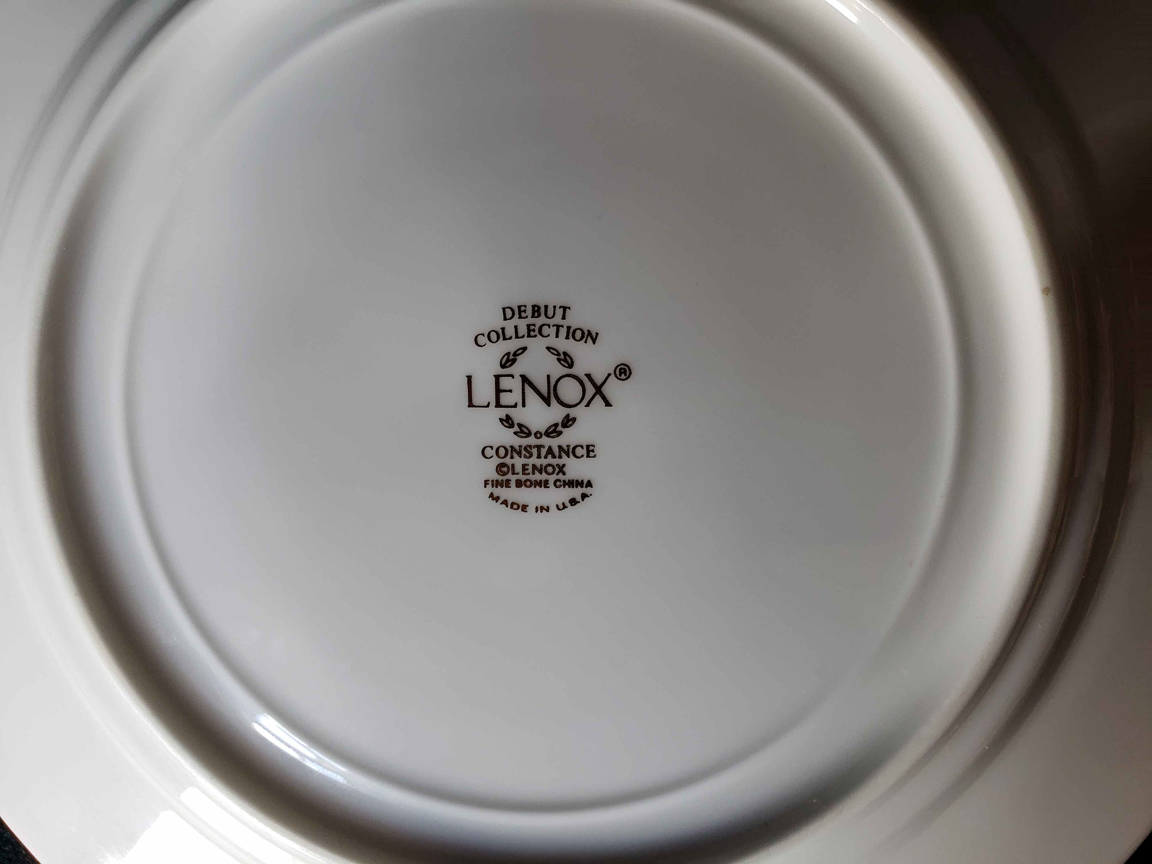 Vintage Lenox Debut Collection Constance Fine Bone Bread Plate (lot 1912)