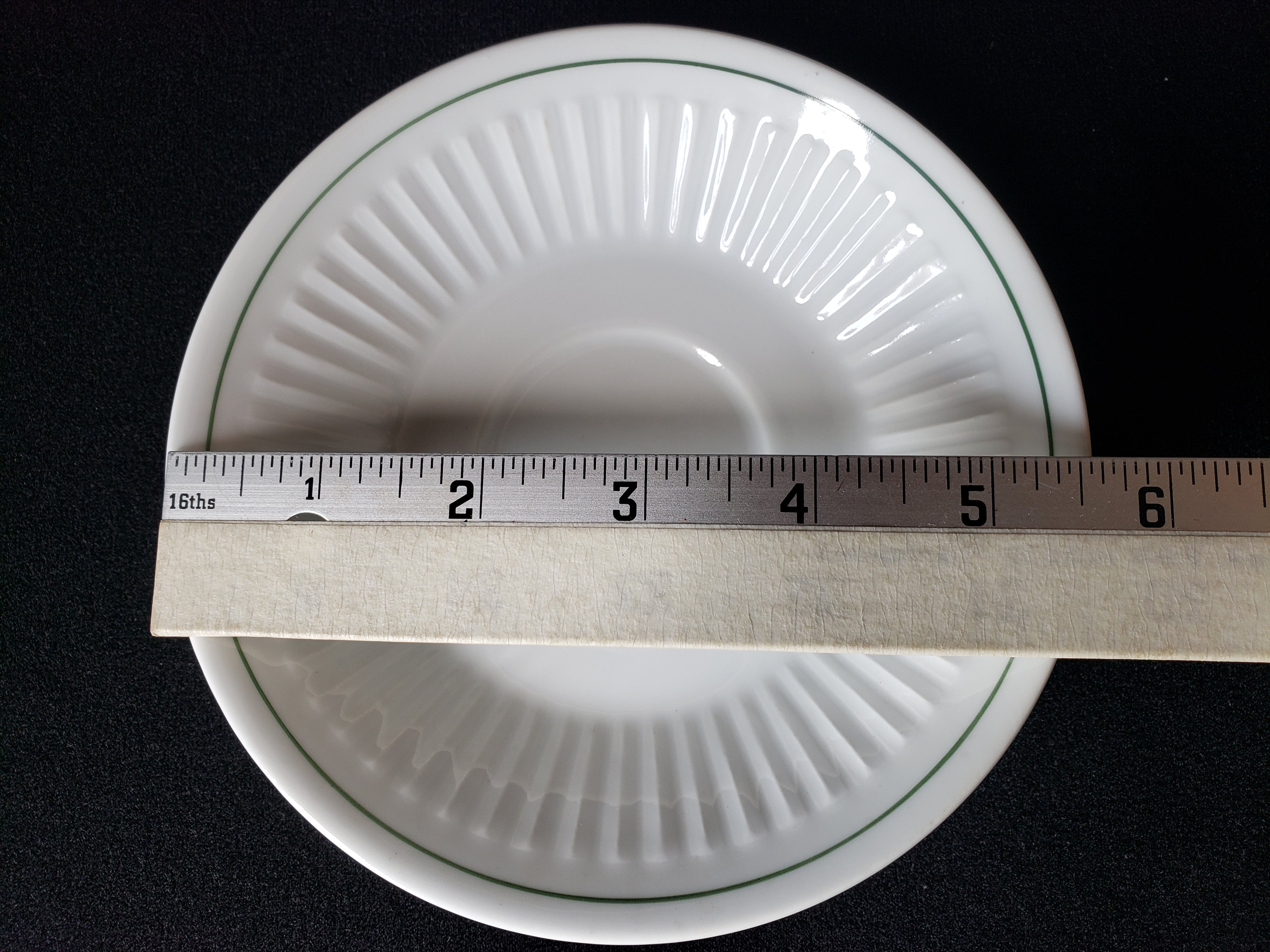 Vintage Royal Worcester Saucer ONLY Shelton Orchard 5-3/4" (lot 2093)