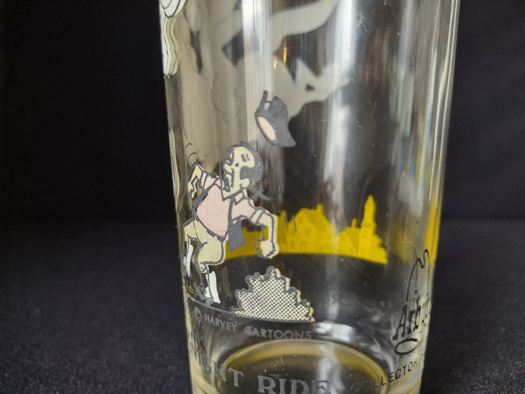 Drinking Glass Casper and Nightmare's Midnight Ride Arbys (lot 1540)