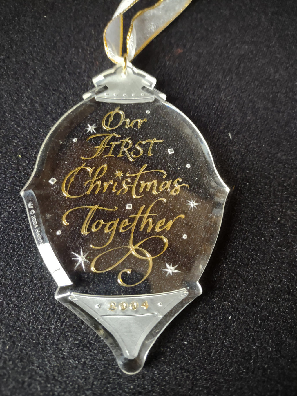 Hallmark Christmas Keepsake Ornament Our First Christmas Together 2004 (lot 1600