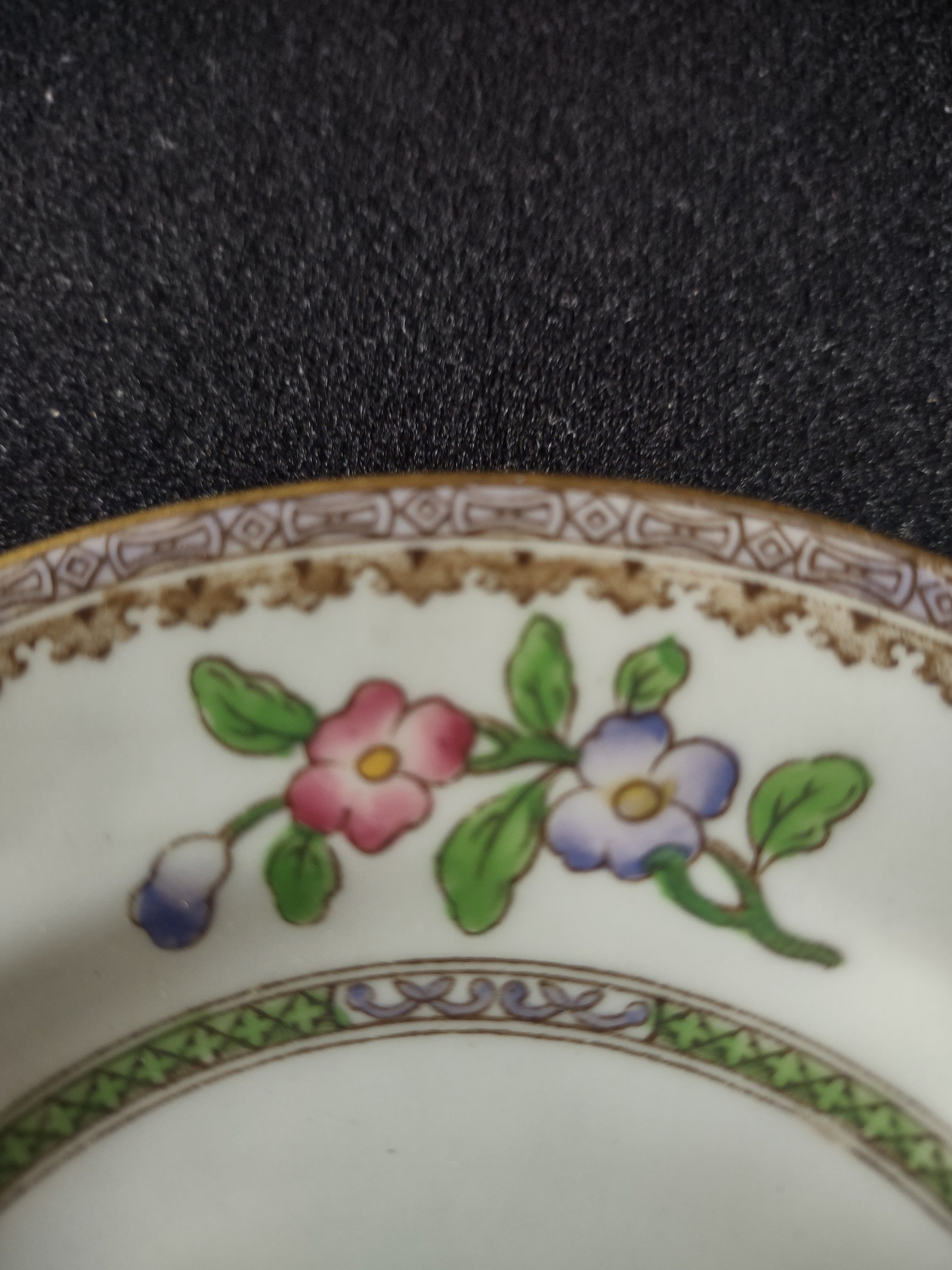 Vintage Copeland Spode Bread Butter Plate Old Bow Earthenware Set Of 3(Lot 5790)