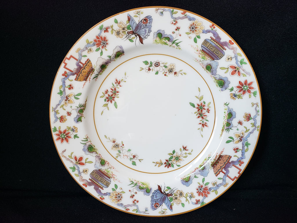 Vintage Royal Worcester Higgins Seiter Butterfly Salad Plate 8" (lot 2122)