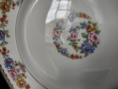 Vintage Haviland Limoges Cheverny Luncheon Plate 8-1/2" Floral (lot 793)