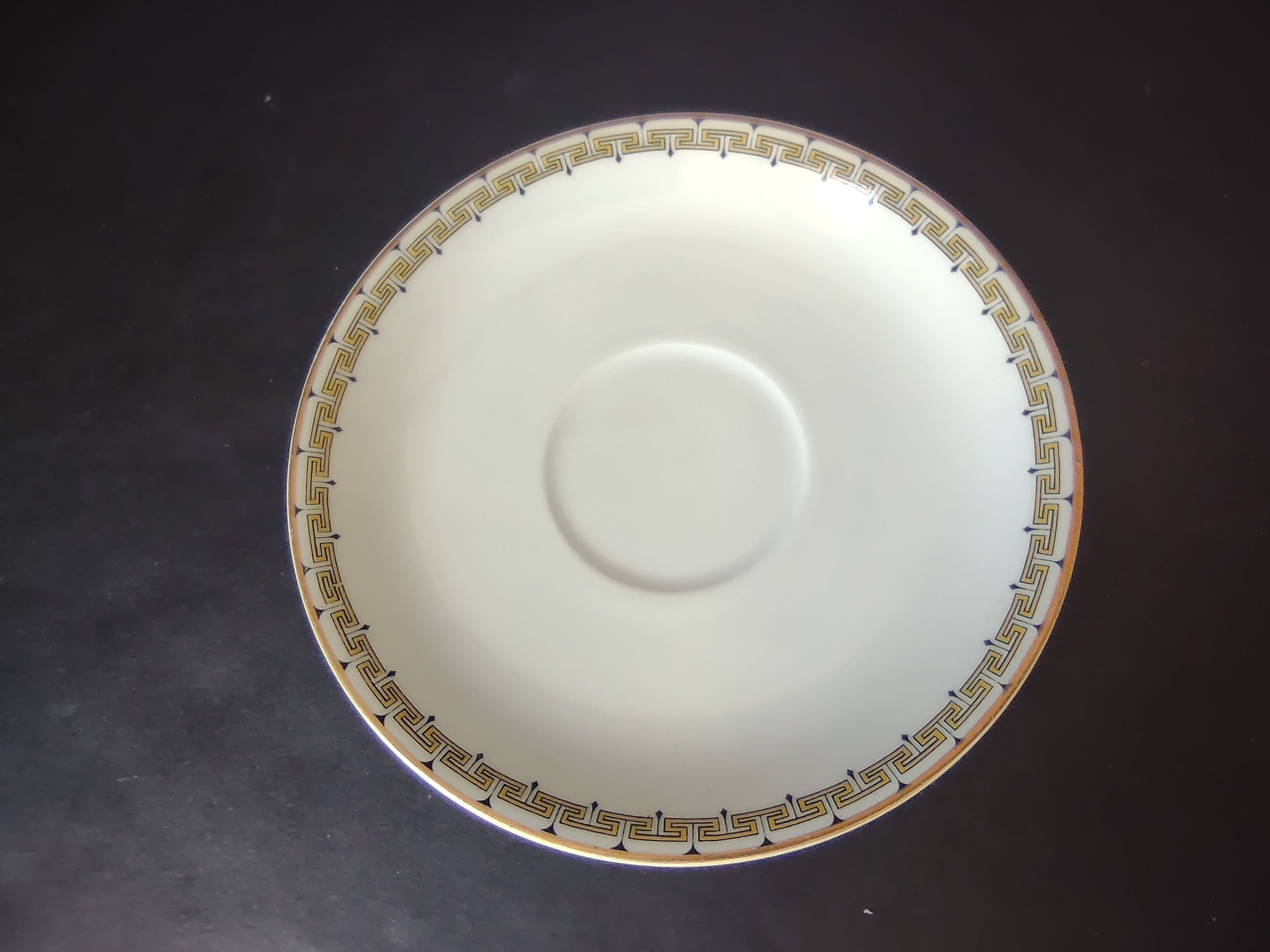 Haviland Limoges Saucer ONLY Albany Black (lot 1065)