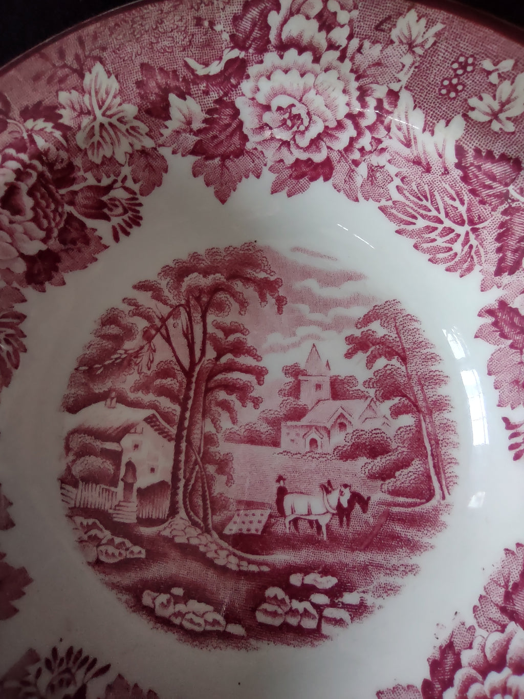 Vintage Wood Sons Soup Pasta Bowl Enoch Woods English Scenery (Lot 5682)