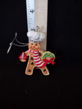 Vintage Hersheys Christmas Cookie Ornament Wreath Chocolate Kiss (Lot 4801)