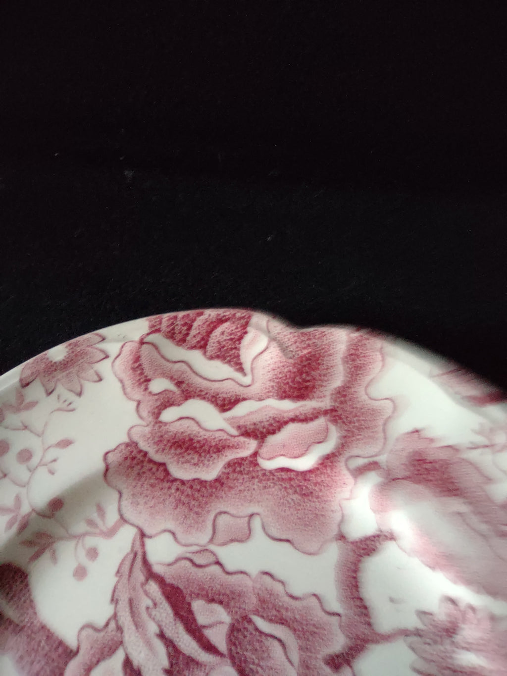 Vintage Johnson Brothers Salad Plate Ironstone English Chippendale X4 (Lot 5559)