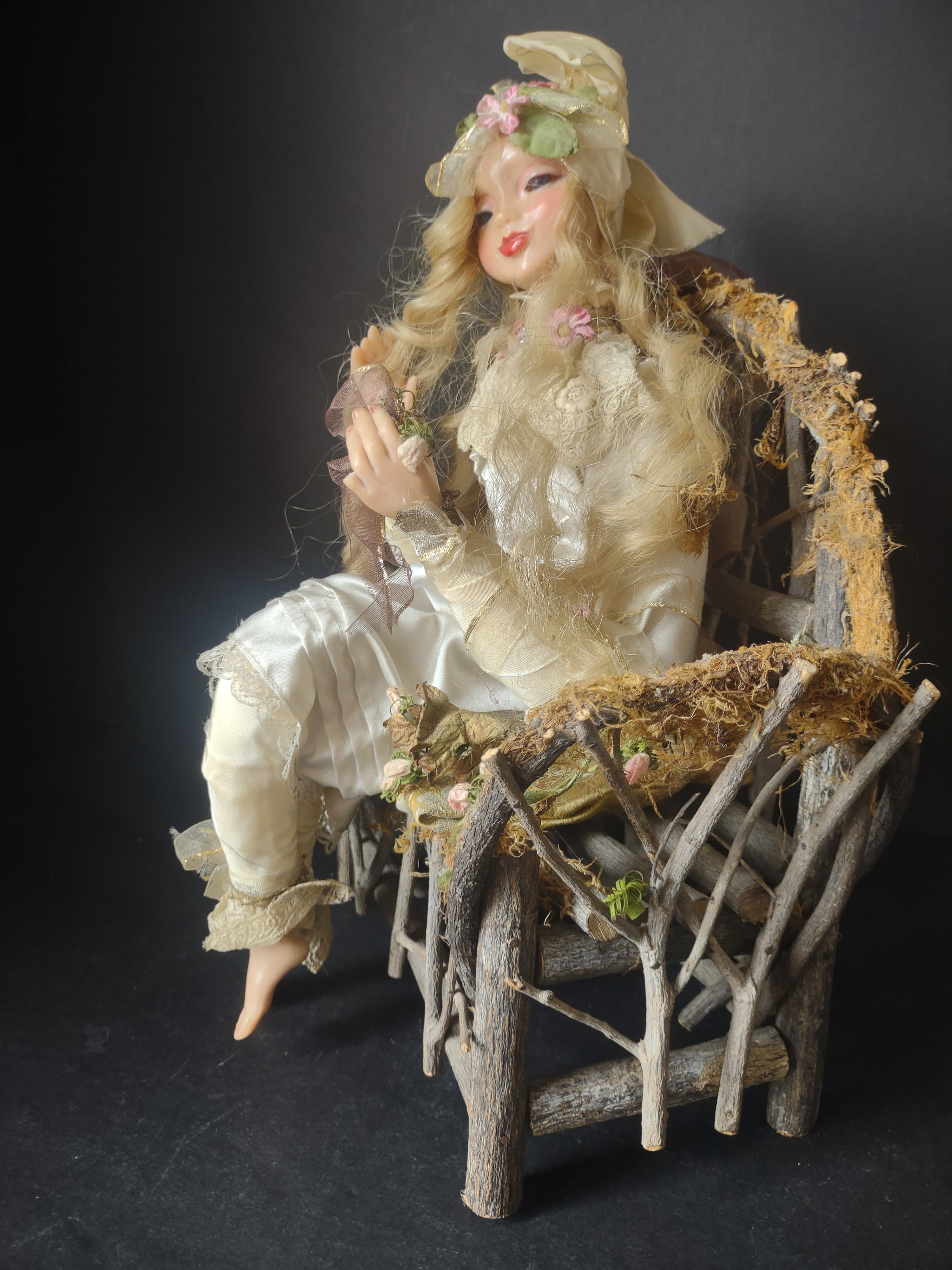 Vintage Marilyn Radzat Sculpture Fairy Princess Doll Lilly Signed (lot 2296)
