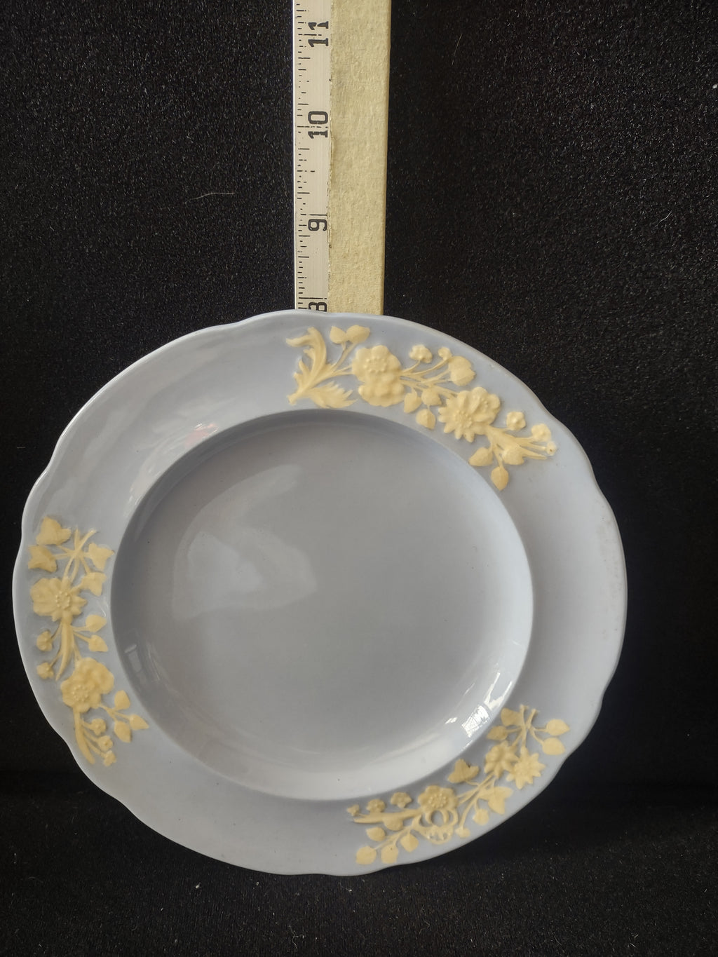 Vintage Spode Dessert Plate Blue White Ironstone Set Of 2 (Lot 5798)