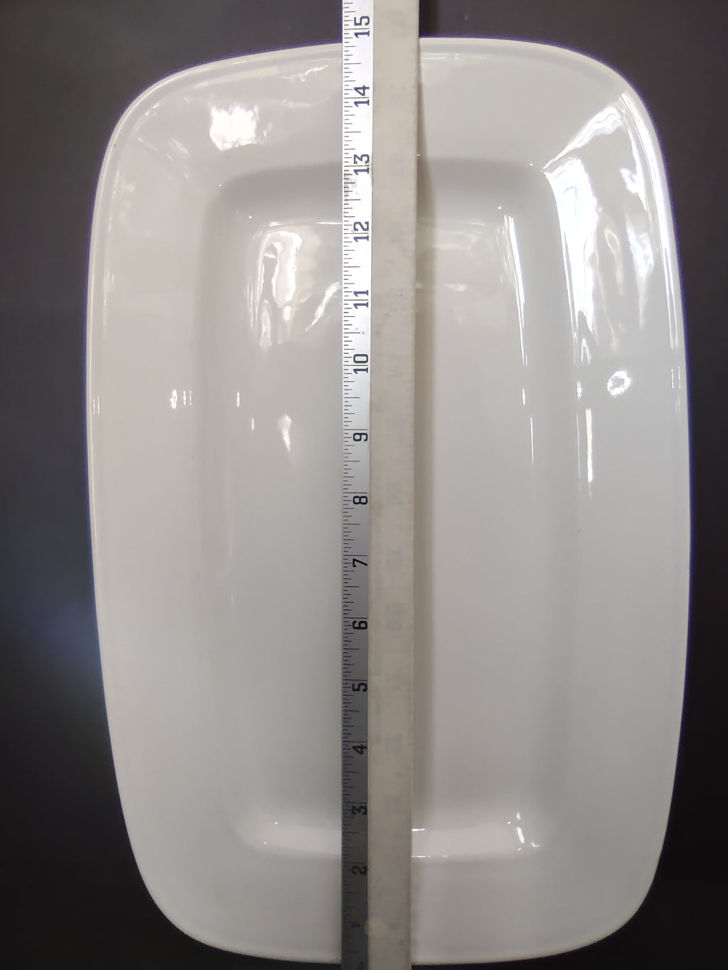 Metlox Jamestown Provincial Poppytrail Rivets Border White Serving Tray lot 2610