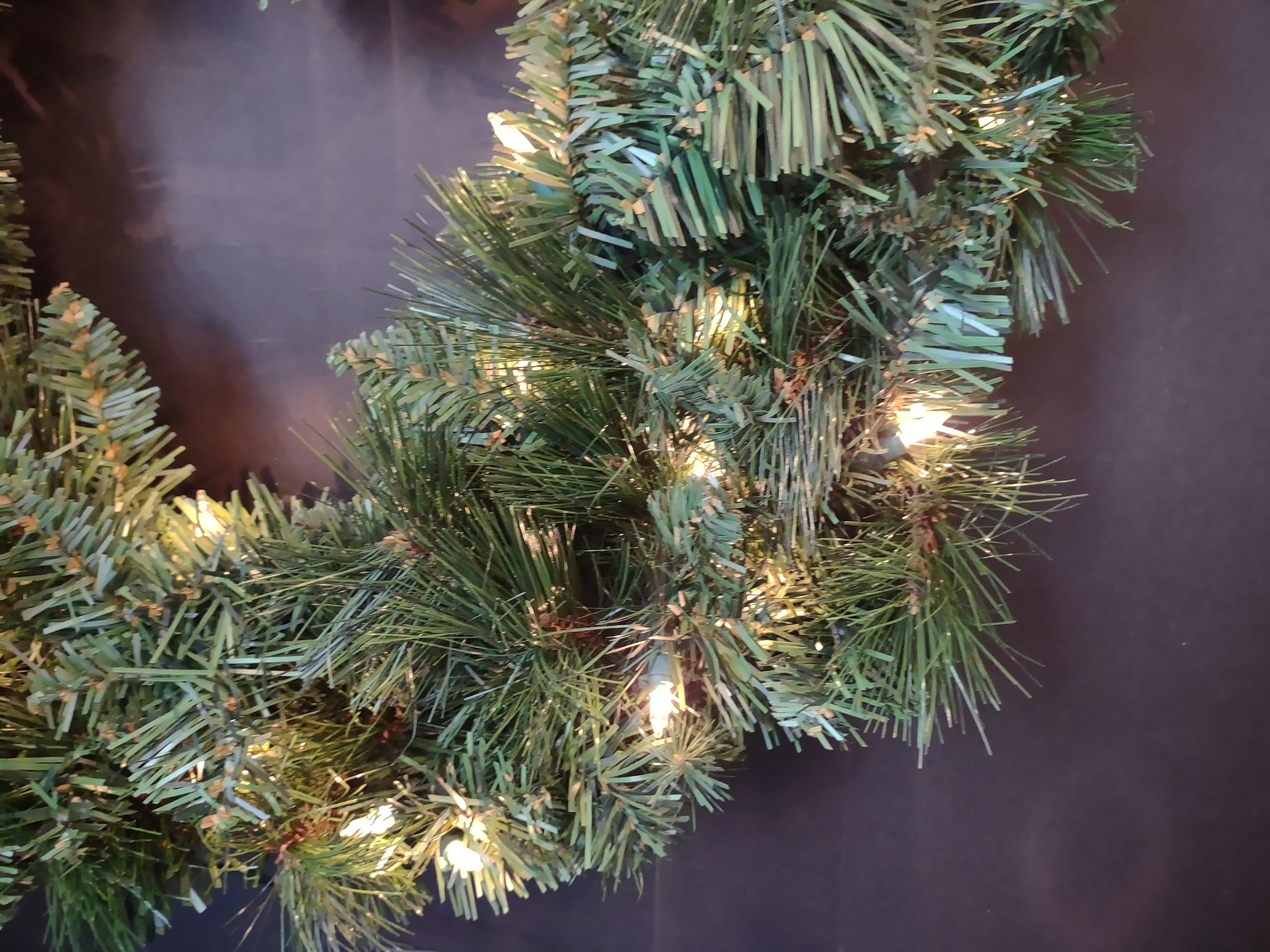 Christmas Tree Green Artificial 20" Light Up 50 Clear Lights (lot 2728c)