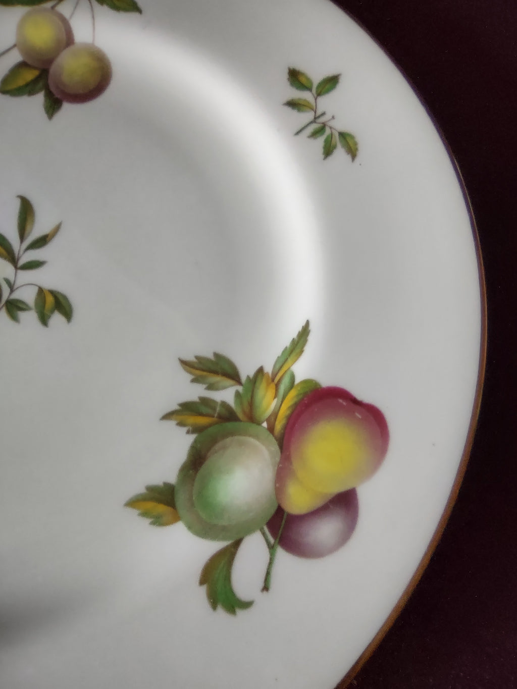 Vintage Spode Dinner Plate Blenheim #32 Bone China Gold Trim (Lot 5719)