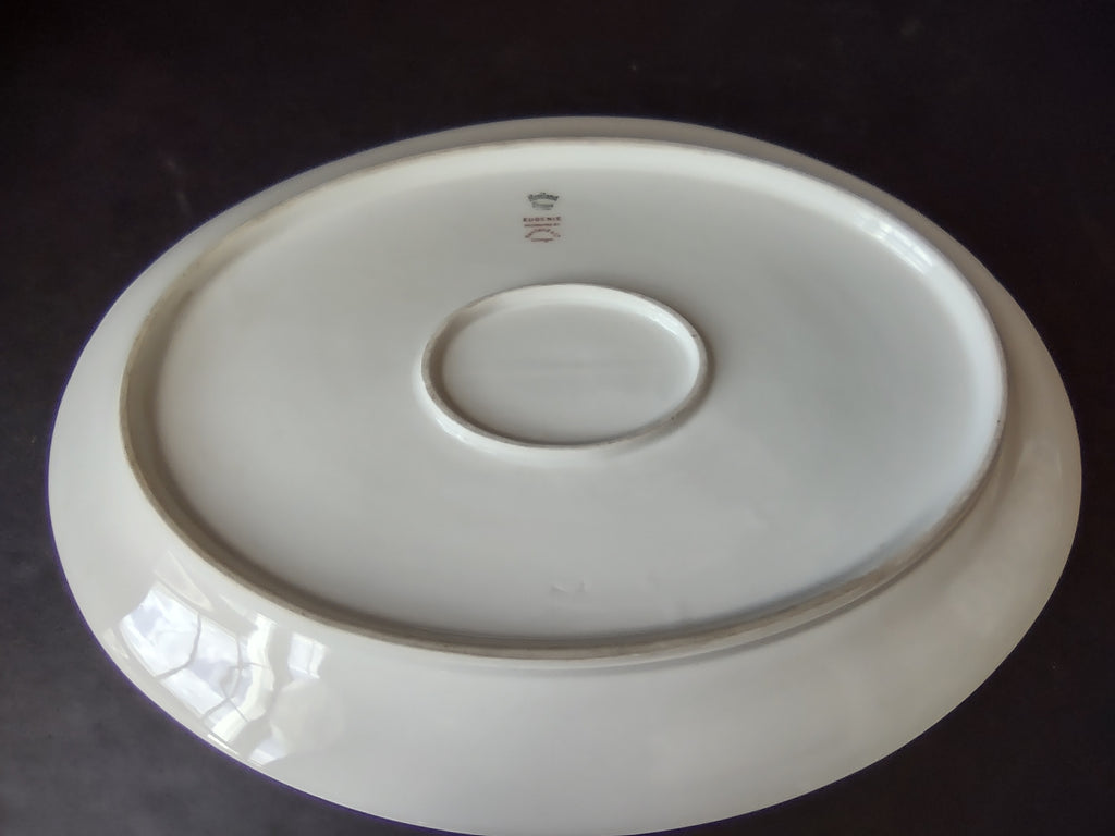 Haviland Limoges Pilgrin Eugenie Serving Platter Yellow Laurel Swag (lot 944)