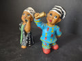 Vintage Black African Small Figurine Musical 3-1/2" (lot 3086)