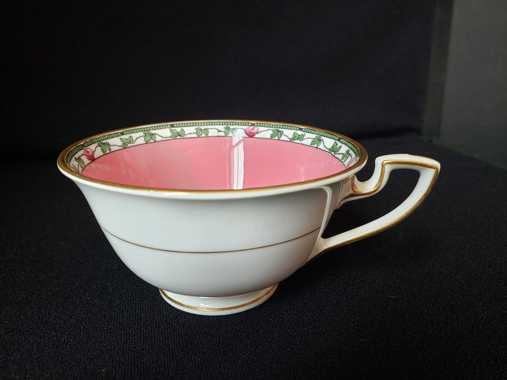 Vintage Royal Worcester Reizenstein Sons Pink Rose Tea Cup ONLY (lot 2055)