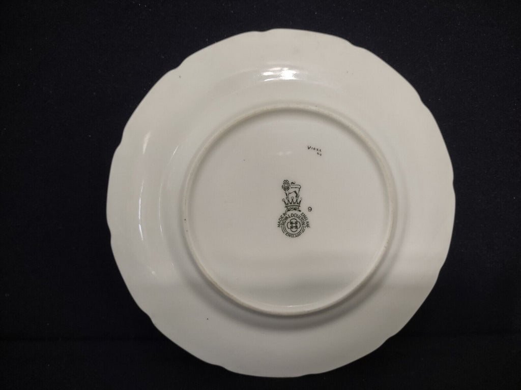 Vintage Bone Royal Doulton Indian Tree England Dessert Bread Plate 6-1/4" (lot 142)