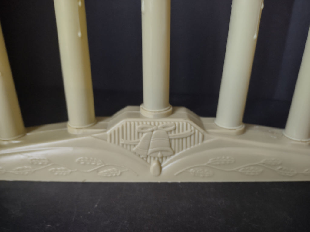 Set 2 Christmas Window 5 Candle Drip Candle Bell Candelabra Candolier (lot 2301)
