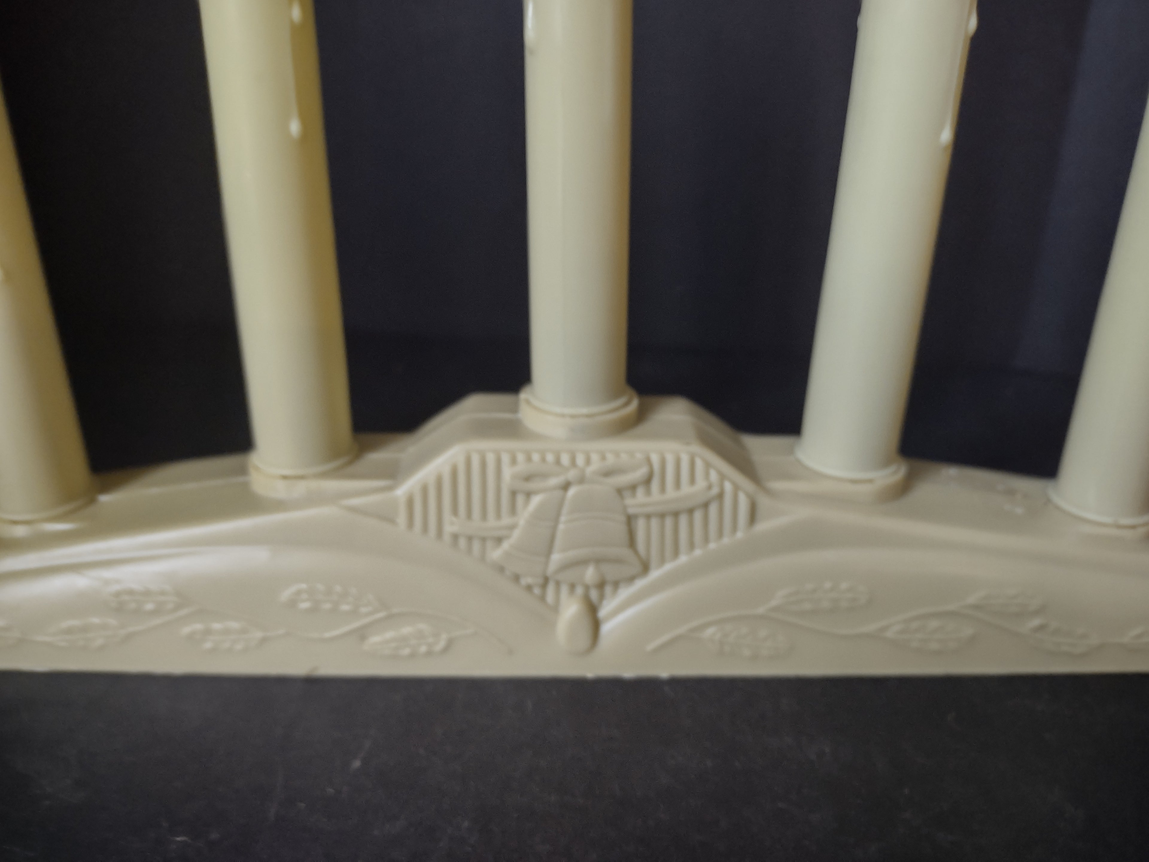 Set 2 Christmas Window 5 Candle Drip Candle Bell Candelabra Candolier (lot 2301)