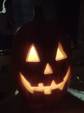 Large 16" Vintage GEMMY Jack-O'-Lantern Foam Blow Mold Lighted Pumpkin lot 3012j