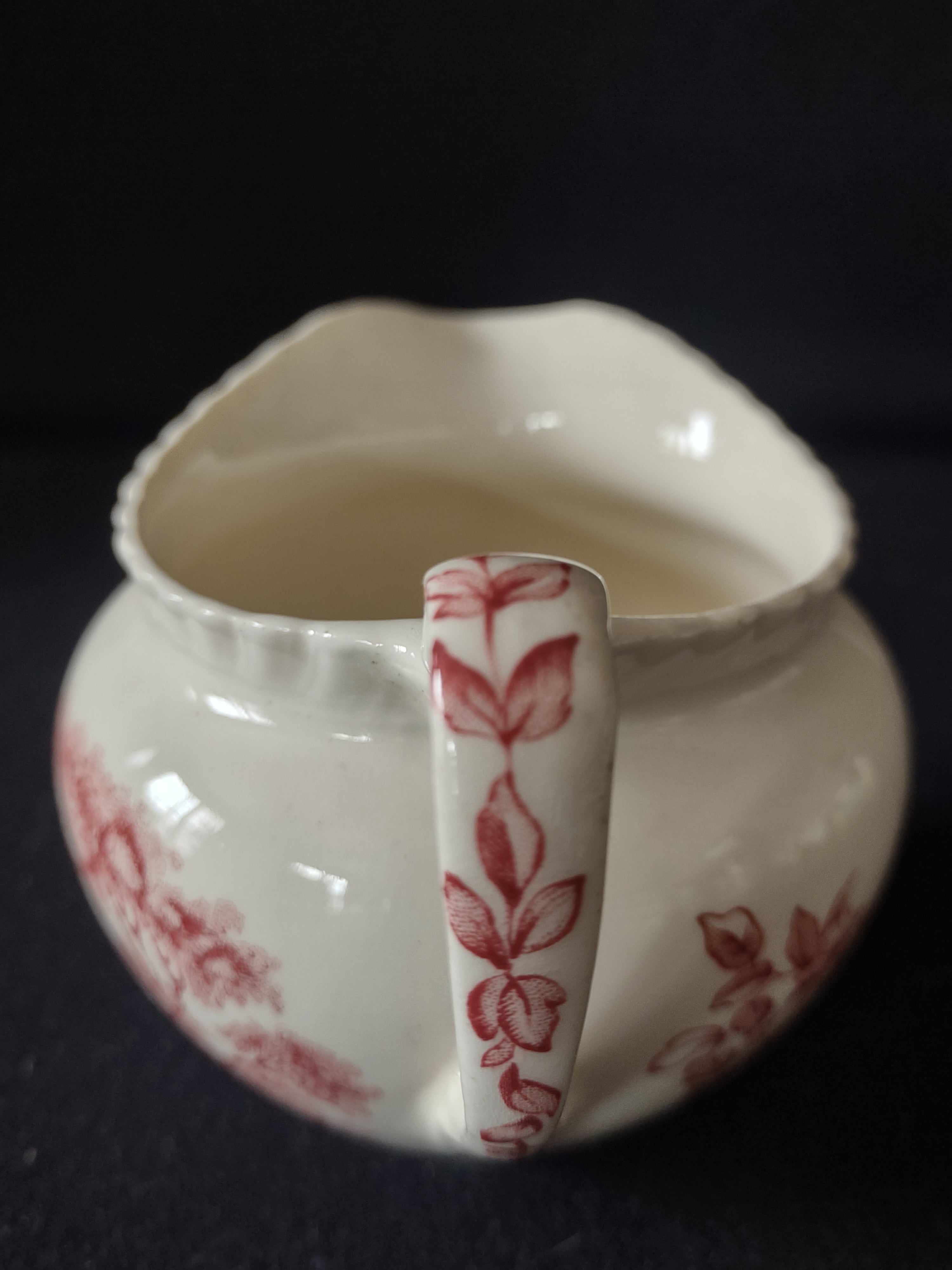 Vintage Johnson Brothers Creamer Open Sugar Bowl Castle On The Lake (Lot 5544)