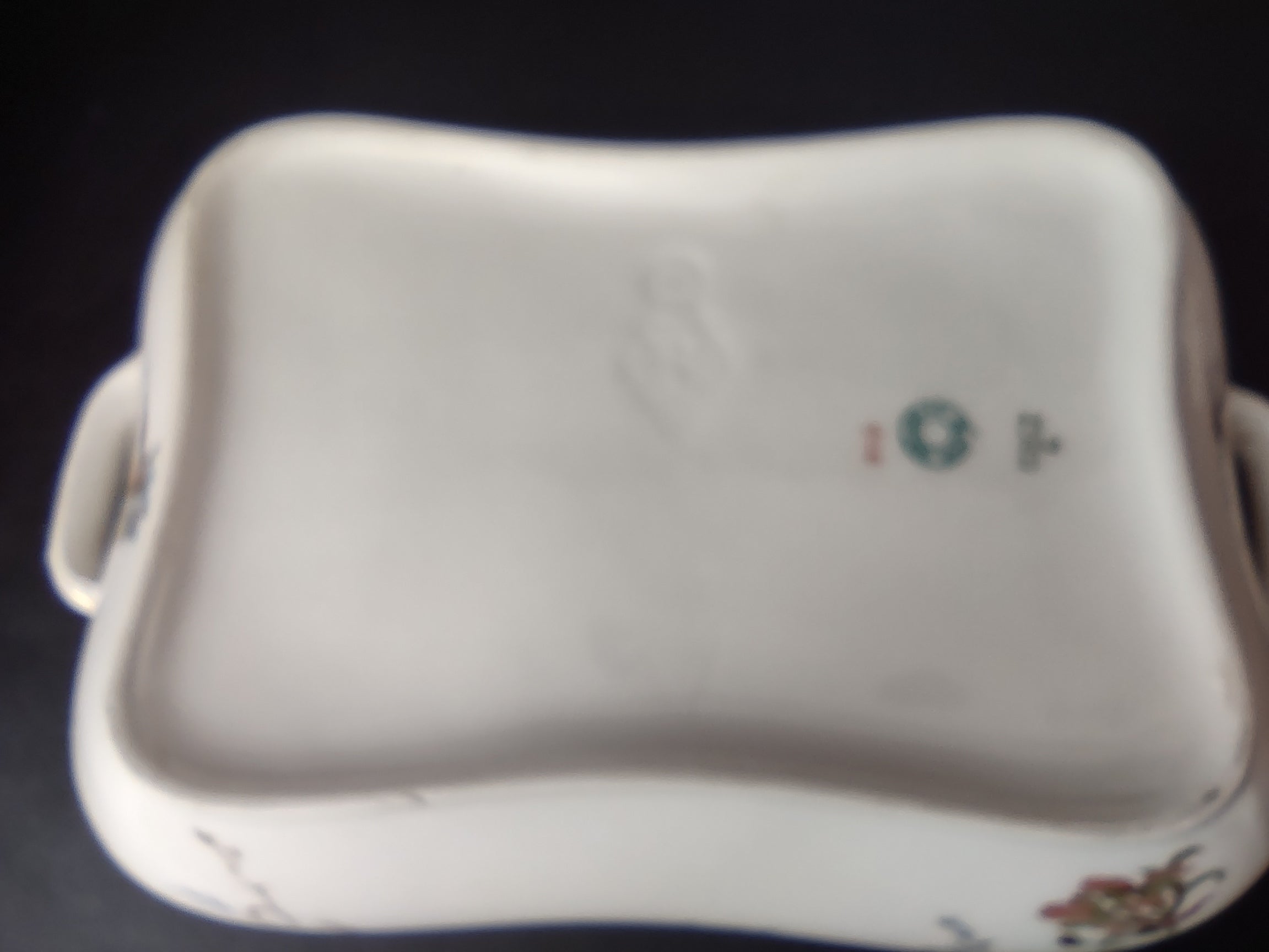 Depose Haviland Limoges Blue Flower Serving Bowl NO LID (lot 961)