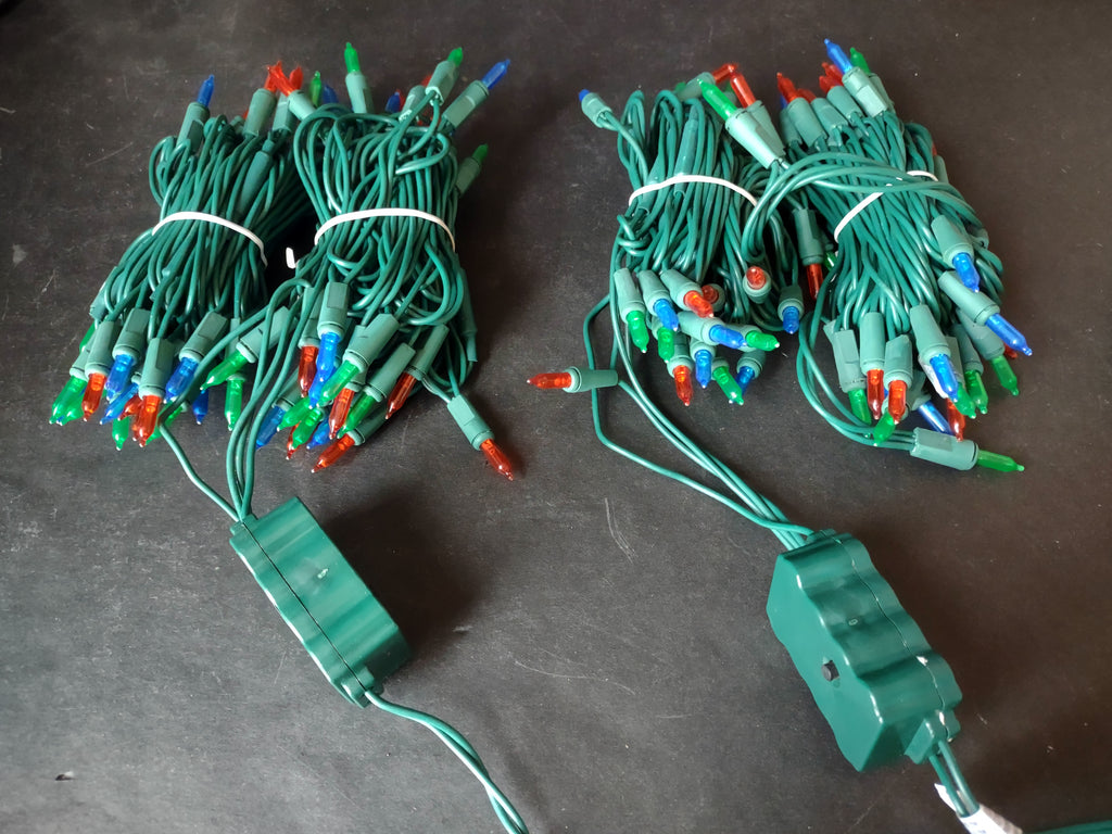 Christmas 70 LED Lights Multicolor 20 ft Chasing Set Of 2 UNUSED (Lot 4307)