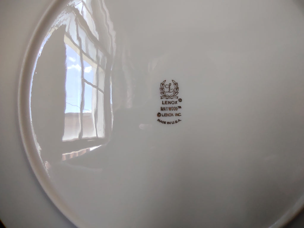 Vintage Lenox Maywood Dinner Plate 10-3/4" (lot 1887)