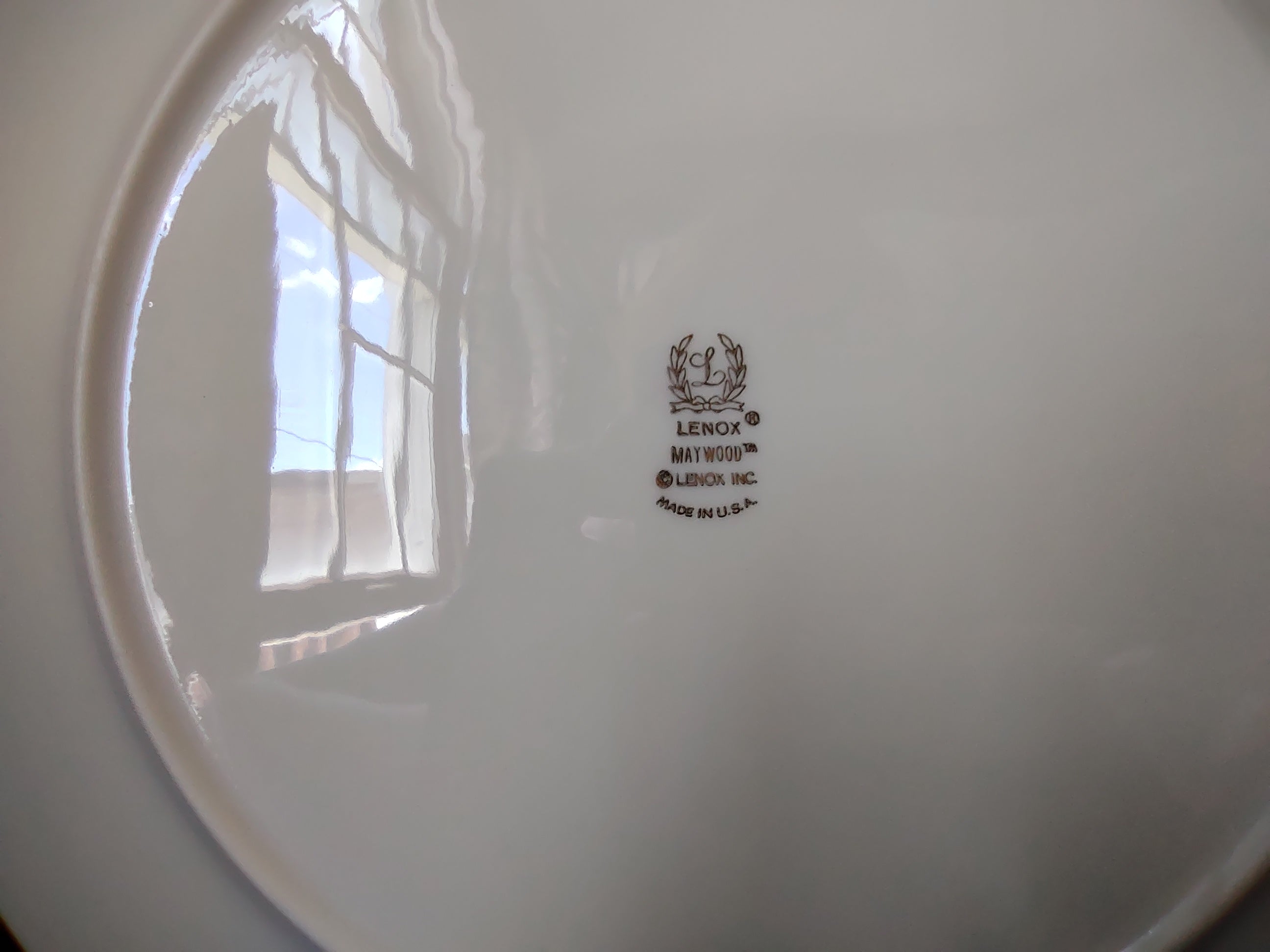 Vintage Lenox Maywood Dinner Plate 10-3/4" (lot 1887)