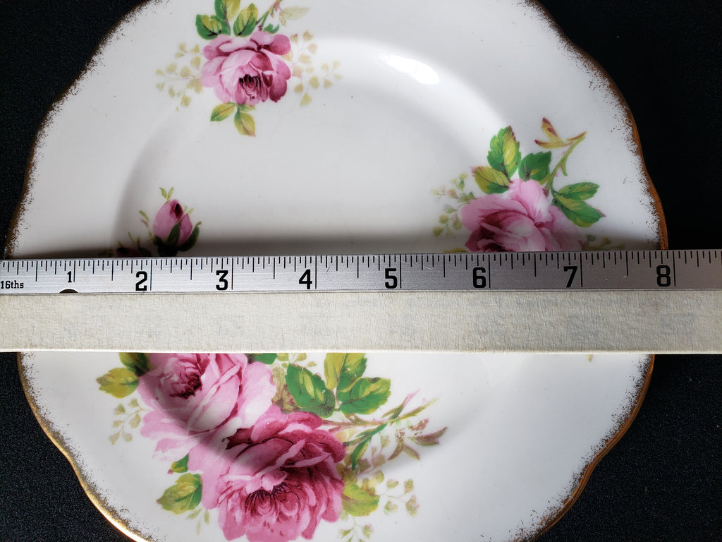 Vintage Royal Albert American Beauty Dessert or Salad Plate 8" (lot 2050)