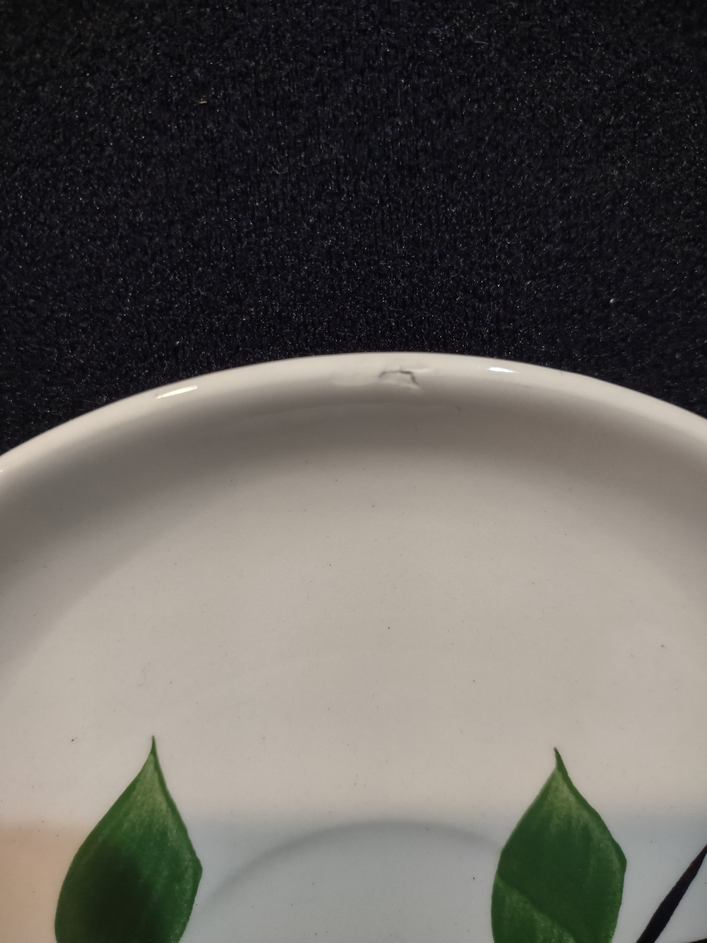 Vintage Dixie Dogwood Pattern Tea Cup Saucer Set Of 3 IMPERFECTIONS (Lot 4259)