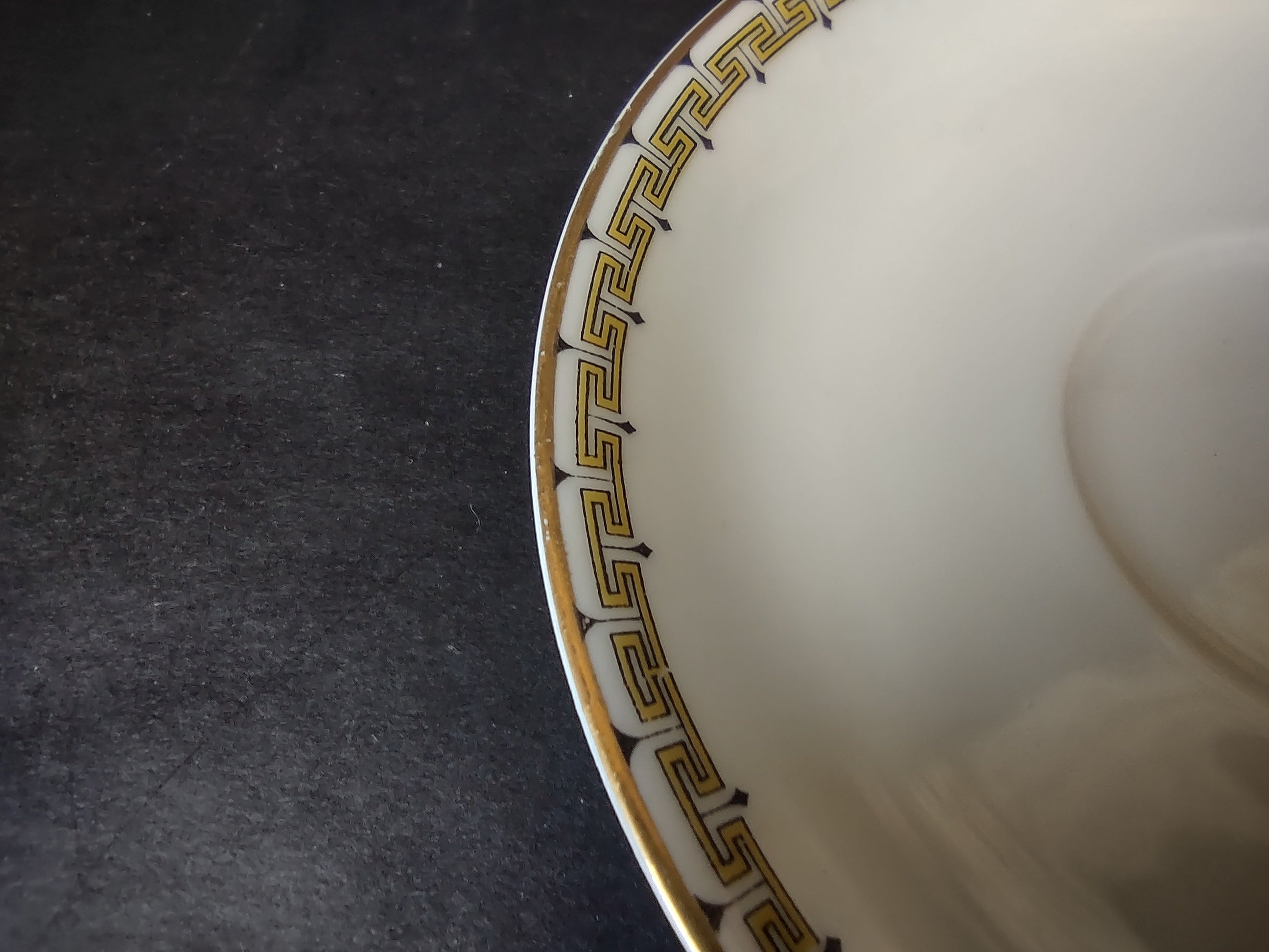 Haviland Limoges Saucer ONLY Albany Black (lot 1065)
