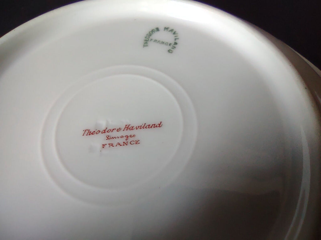Haviland Limoges White Jewel 8 x Cream Soup Bowl Floral (lot 799')