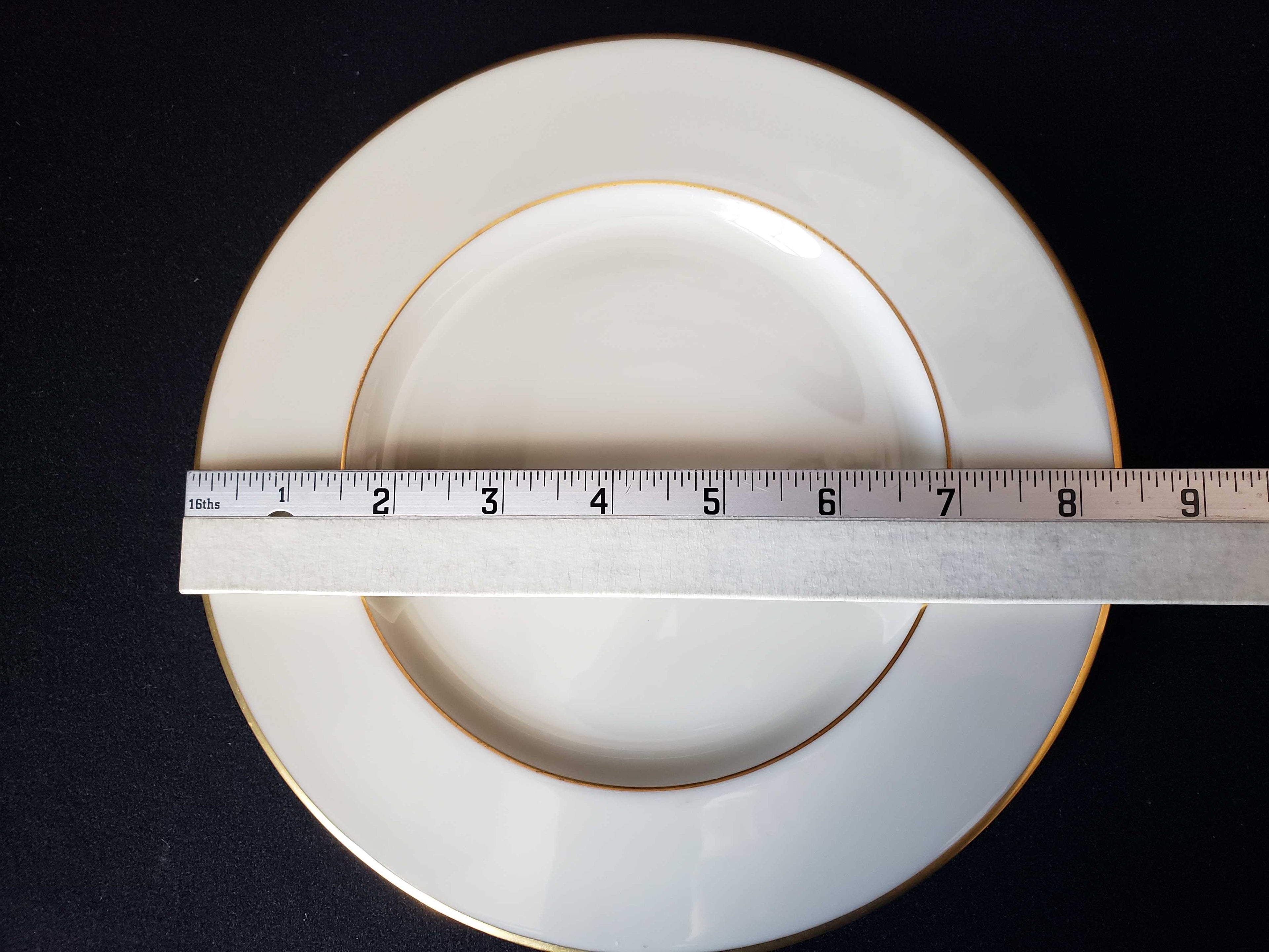 Vintage Lenox Mansfield Salad or Luncheon Plate 8-1/2"(lot 1969)