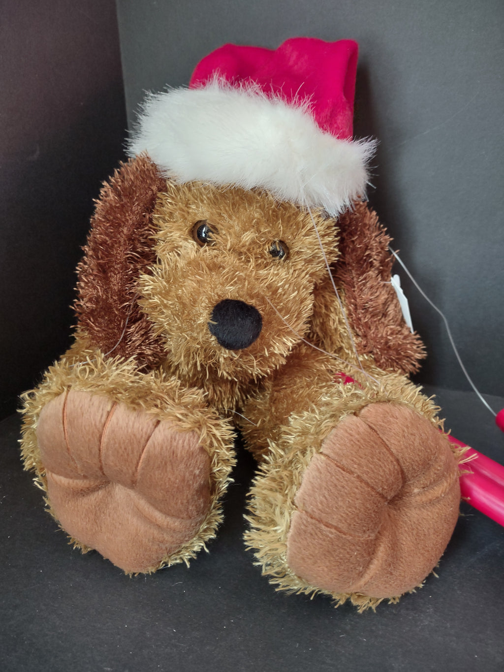 Christmas Musical Puppet Santa Dog (lot 1413)