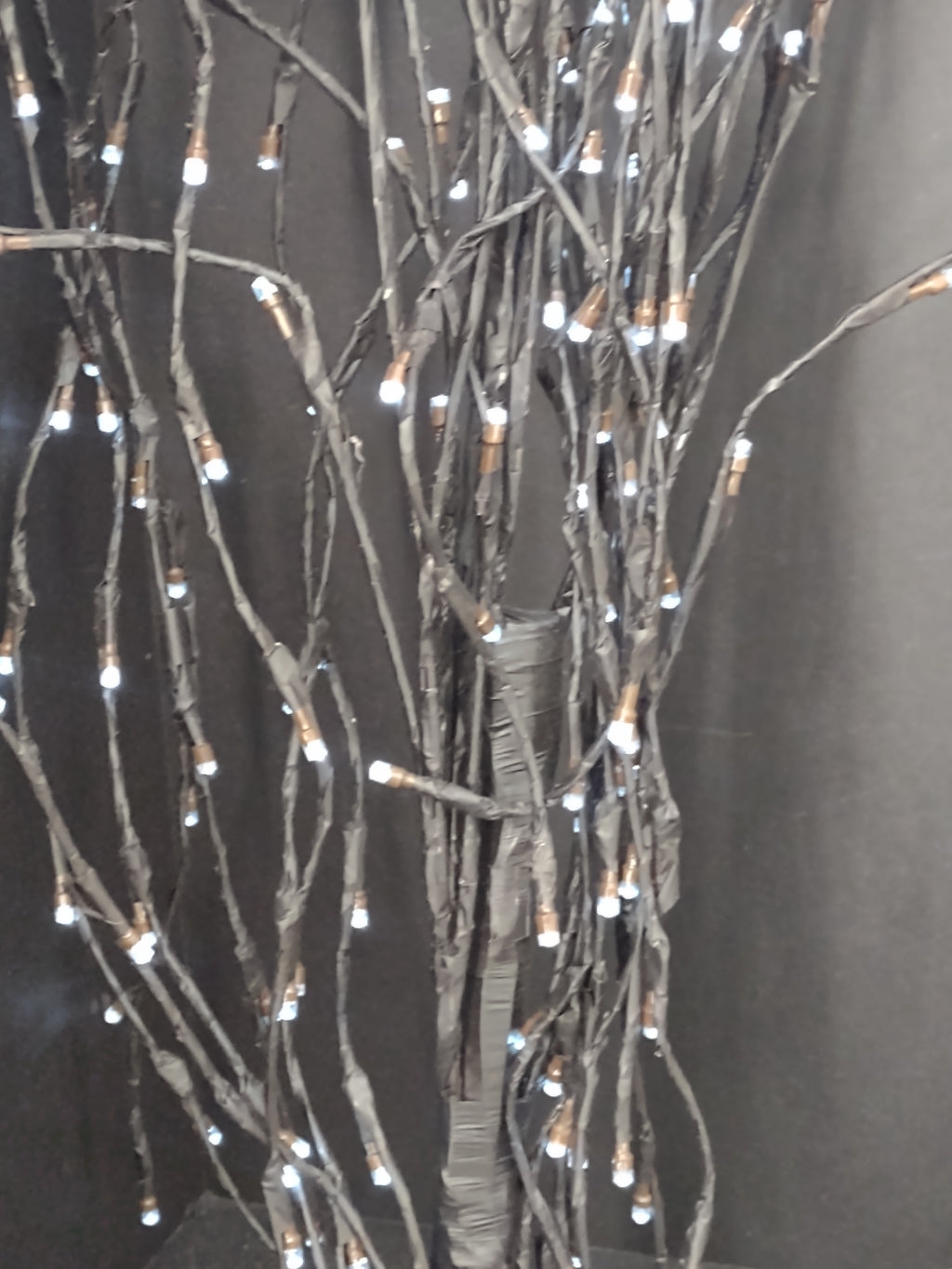 Halloween LED Willow Black Tree Branch ONLY (lot 3176c)