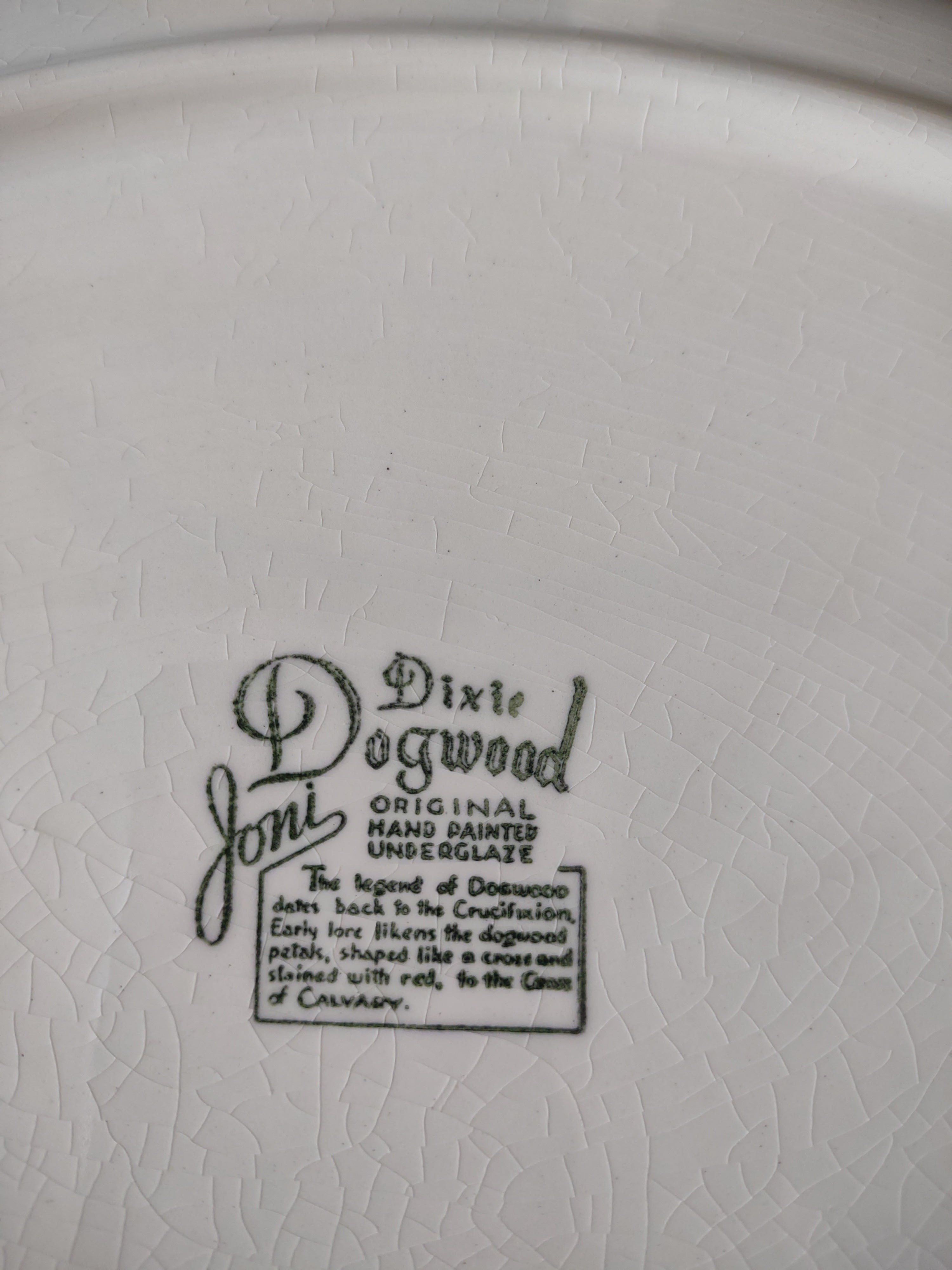 Vintage Dixie Dogwood 11" Serving Platter (Lot 4299)