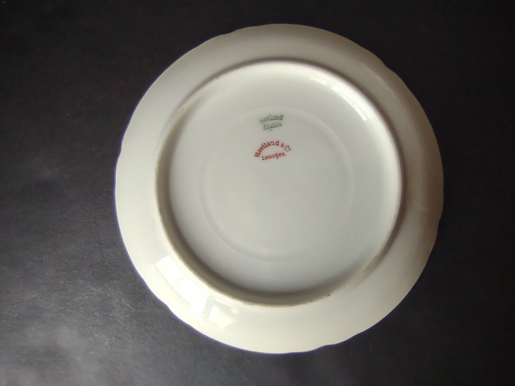 Haviland Limoges France Cup and Saucer White & Double Gold Trim (lot 643)