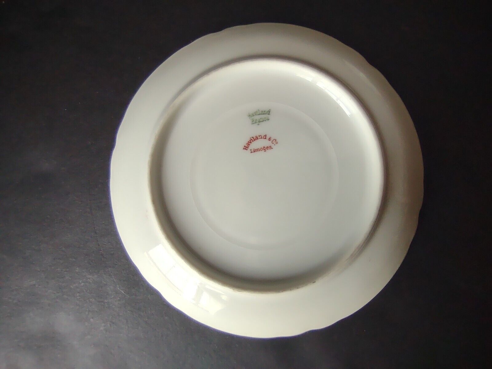 Haviland Limoges France Cup and Saucer White & Double Gold Trim (lot 643)