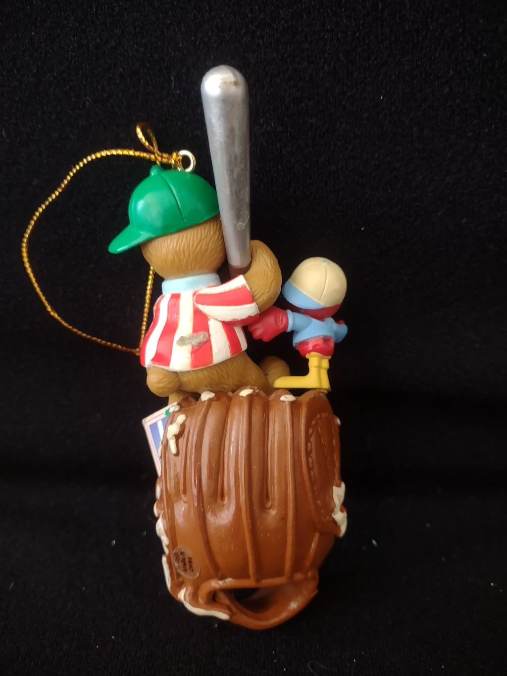 Christmas Baseball Bear Ornament Glove Red Bird Bat (Lot 4181)